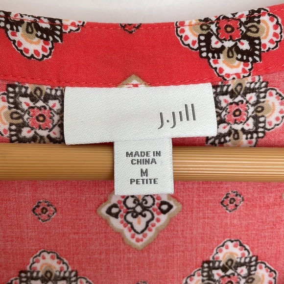 J.Jill sleeveless button down shirt - Picture 5 of 8